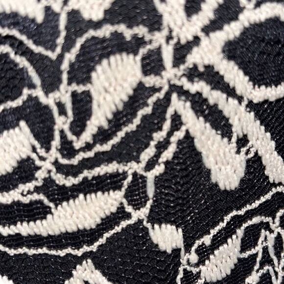 RYU black and cream tulle dress medium NWT - Picture 2 of 7